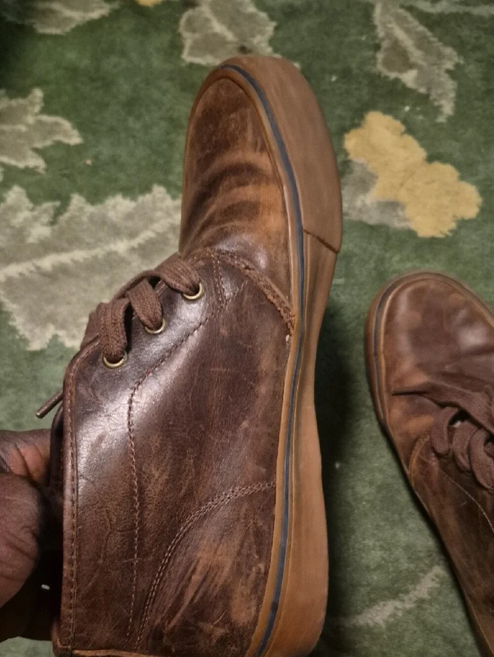 Polo by Ralph Lauren Brown Leather Chukka Boots